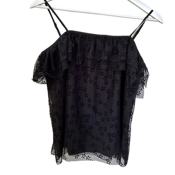 J. Crew Flutter Lace Tank Cami Women's Size XS G8413 - Picture 4 of 9